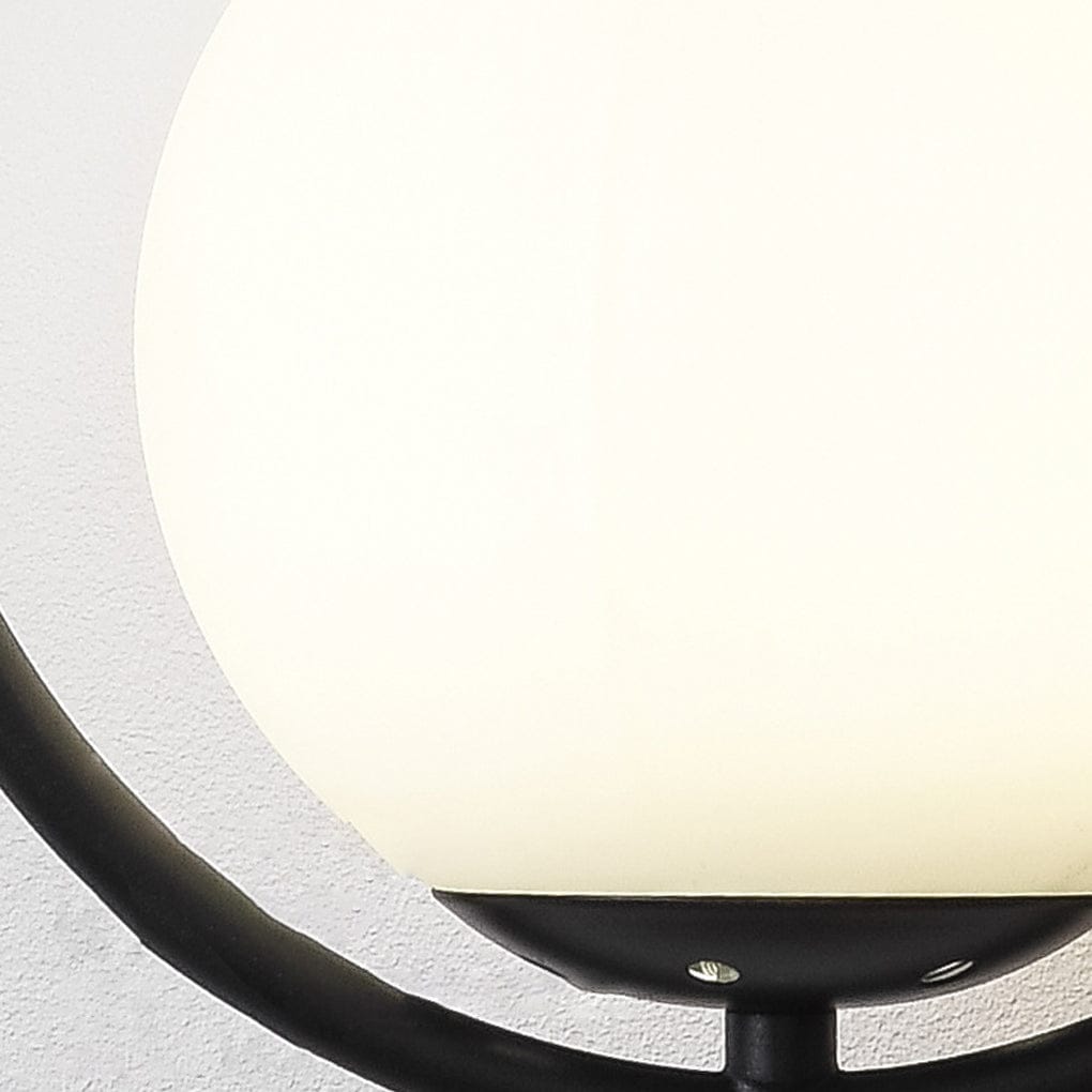 Teardrop Wall Sconce Nordic Glass Globe Iron E27 Bedroom Living Room Black Gold | NordaLight