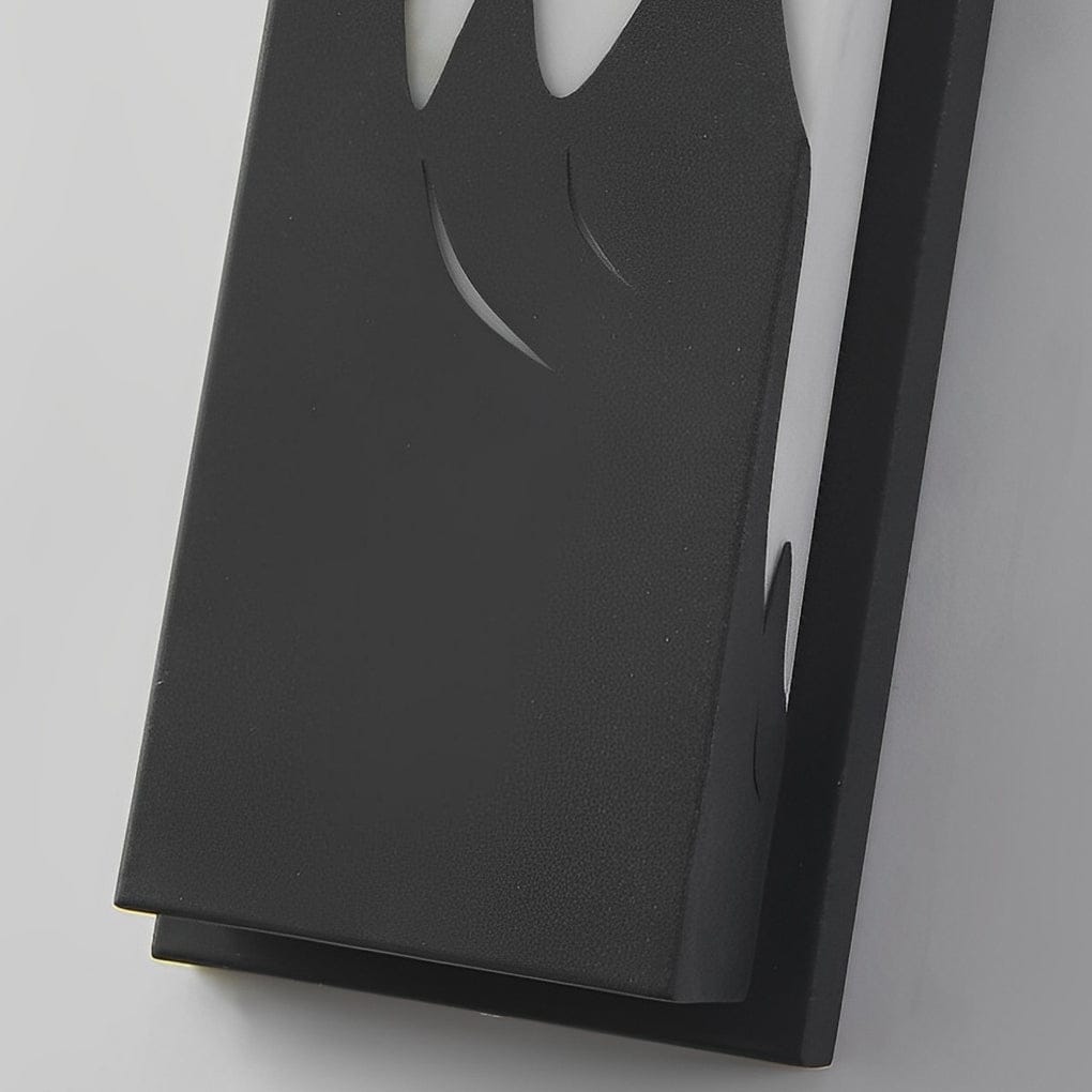 Modern LED Outdoor Wall Sconce Stainless Steel Imitation Marble Mountain Scenery IP65 3000K 2 Sizes | NordaLight