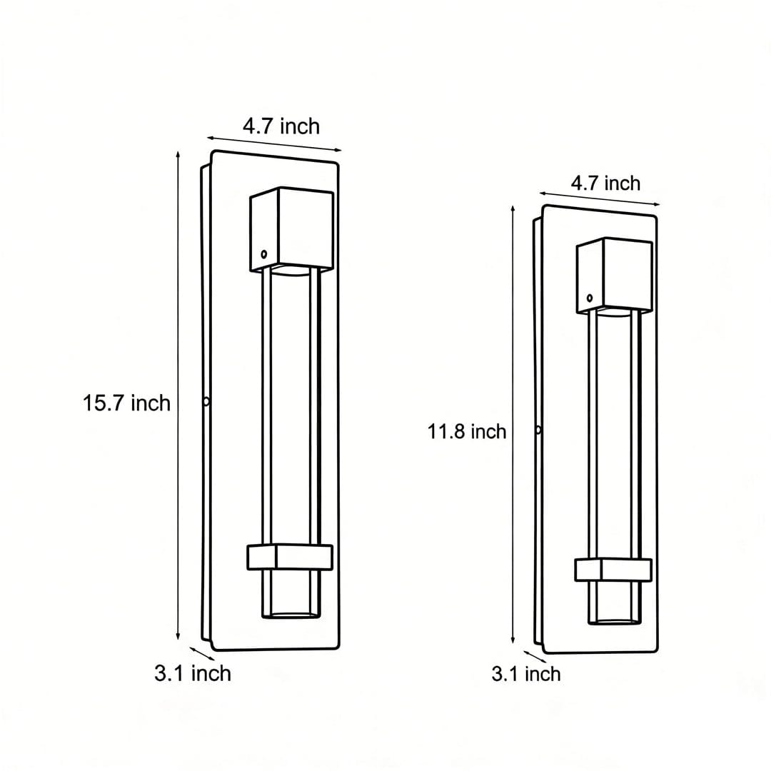 Modern Black Bubble Crystal Glass Outdoor Wall Sconce LED IP65 | NordaLight