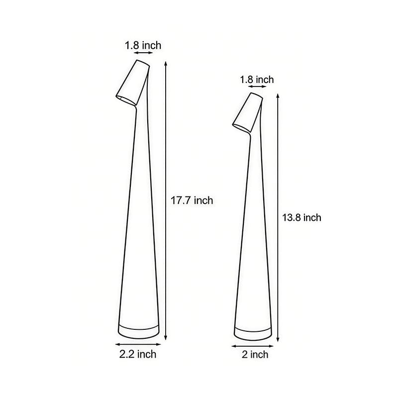 Cone Table Lamp Matte Aluminium Wireless Stepless Dimming Five Colours | NordaLight