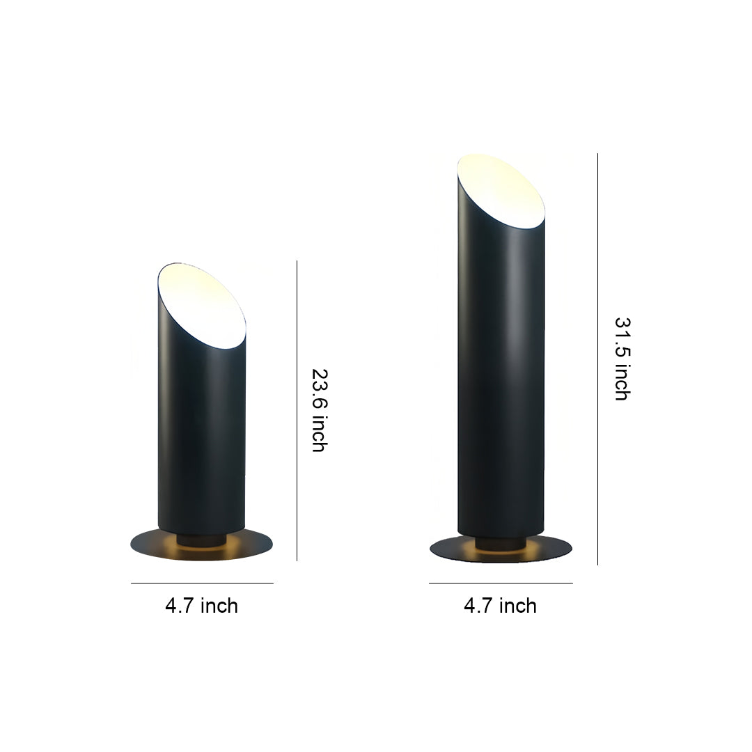 Outdoor LED Tree Uplight Column Stainless Steel 5W 3000K IP54 Hardwired 2 Heights 23.6 or 31.5 Inch