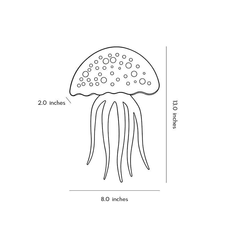 Jellyfish LED Wall Sconce Metal Acrylic 10W 3000K/6000K Modern Decorative Ambient Indoor | NordaLight