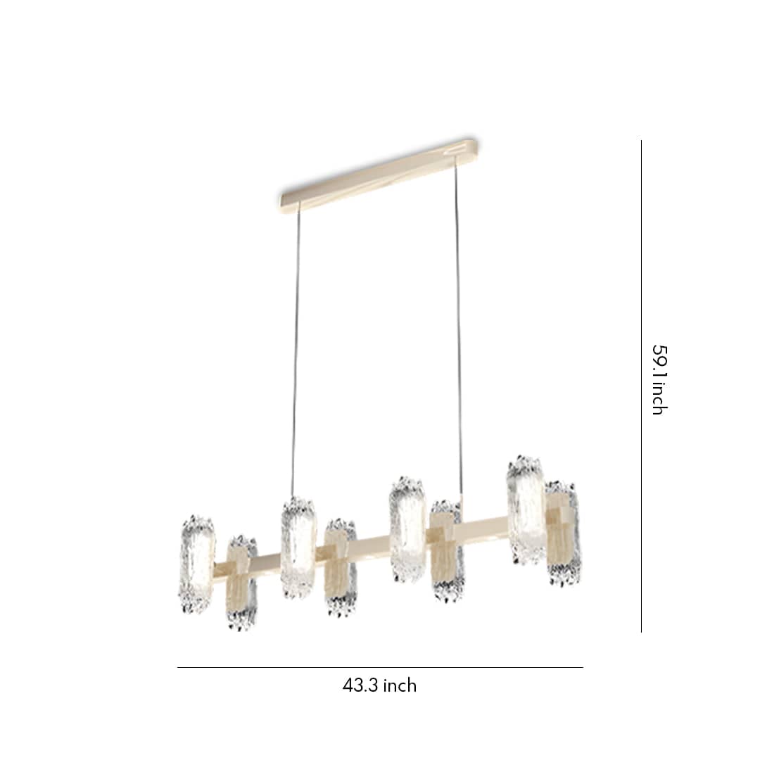 Terracotta Gold Ring Chandelier Nordic Minimalist Aluminium LED 3-Step CCT Dining Room Living Room | NordaLight