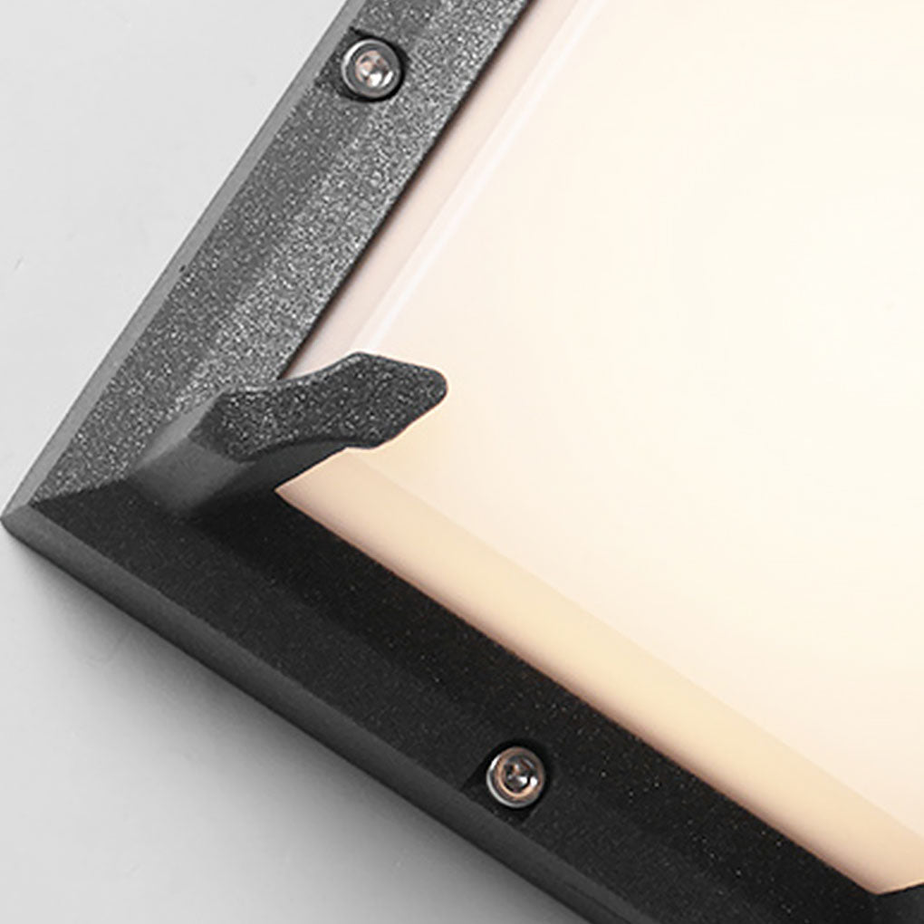 Diamond-Form Frosted PC LED Outdoor Wall Sconce IP54 Die-Cast Aluminium 5W