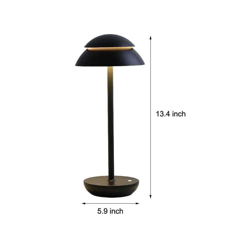Mushroom Double Dome LED Table Lamp Wireless Touch 5 Finishes | NordaLight