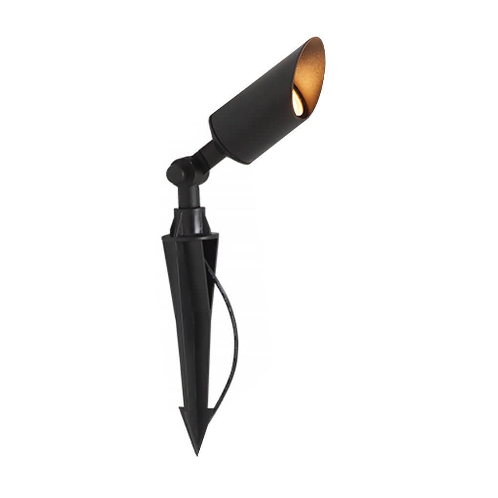 Hardwired LED Outdoor Landscape Spotlight 7W Adjustable Die-Cast Aluminum IP54 Ground Spike 110-240V | NordaLight