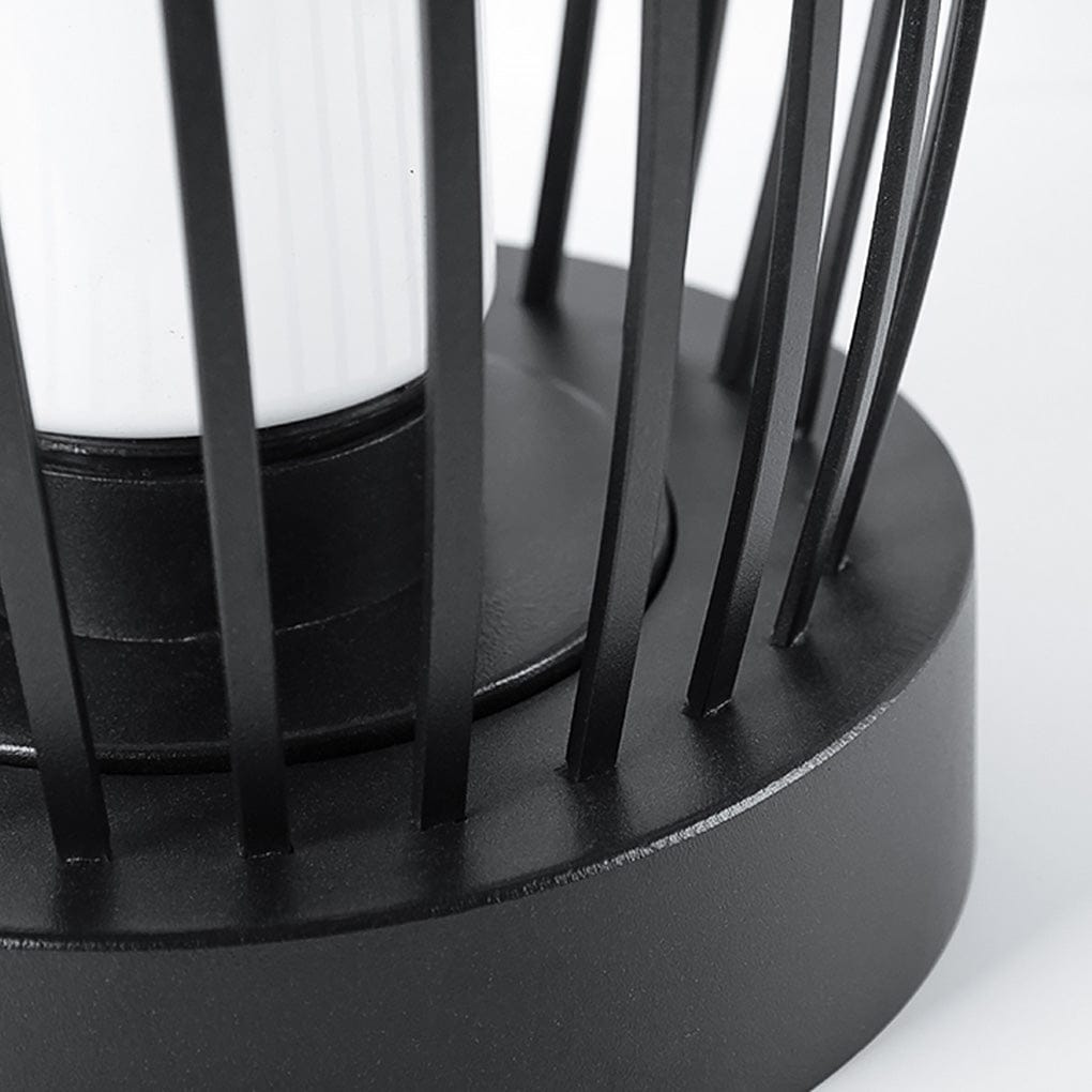 Industrial Caged Bottle Stainless Steel LED Outdoor Floor Lantern IP54 3000K | NordaLight
