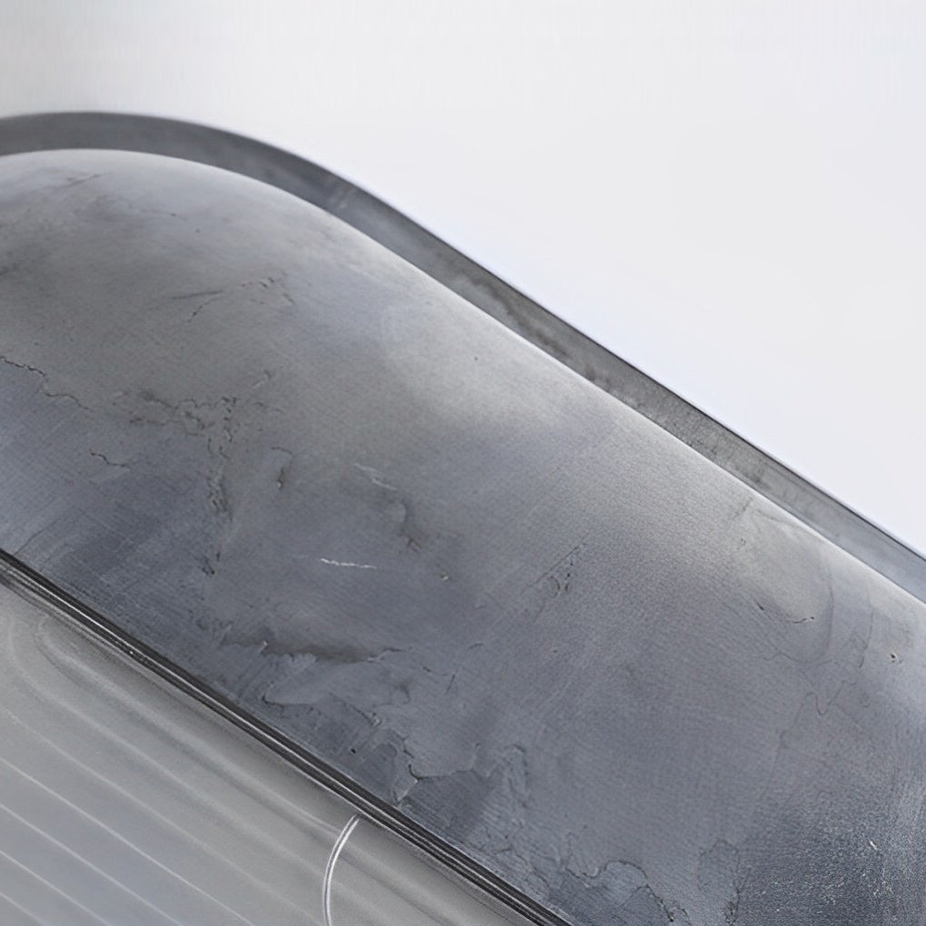 Oval Round Bulkhead Wall Light Retro Industrial Aluminum Glass IP65 Gold Gray 2 Shapes 2 Sizes Balcony Bathroom Garden