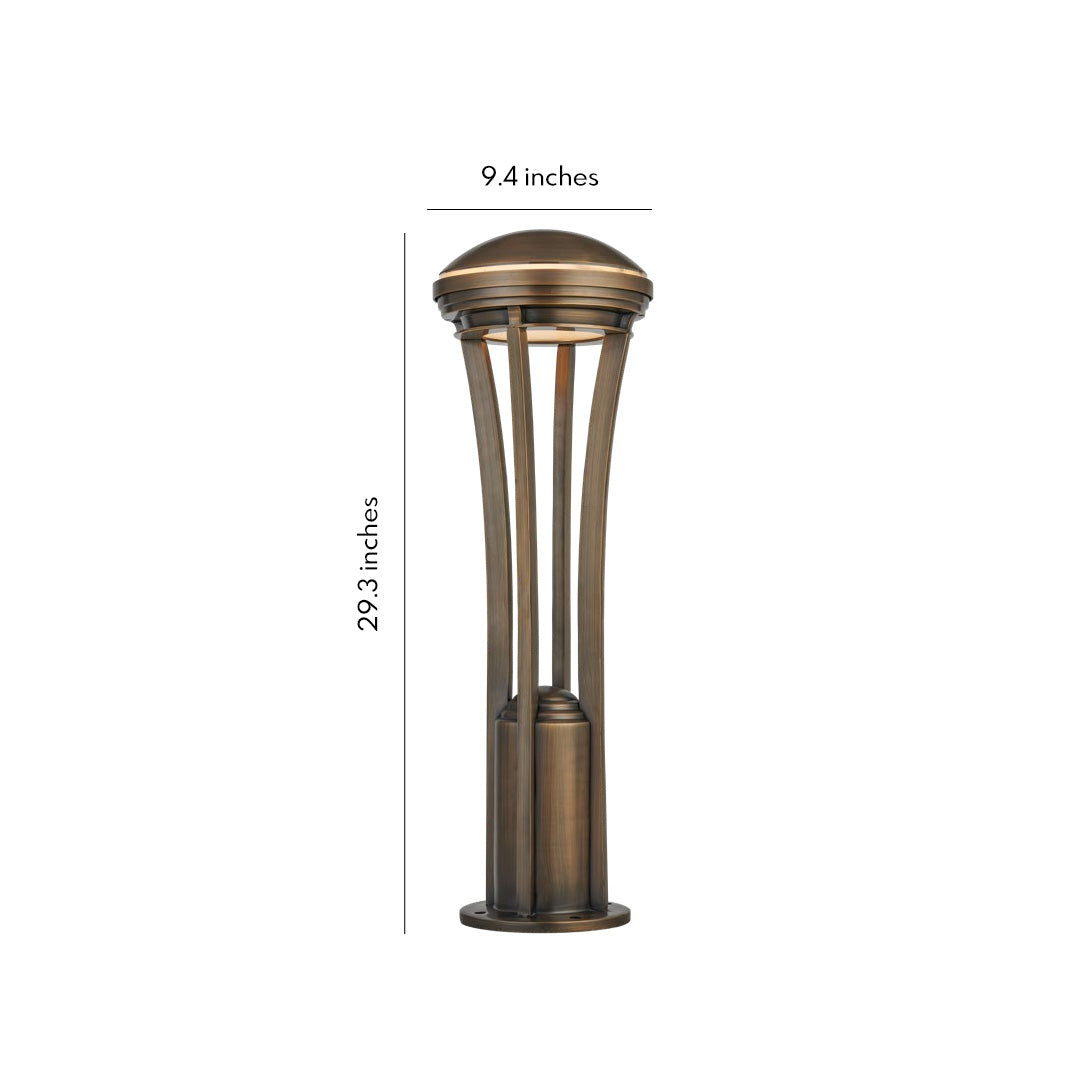 Antique Copper Outdoor Path Light LED Waterproof Landscape Walkway Lighting