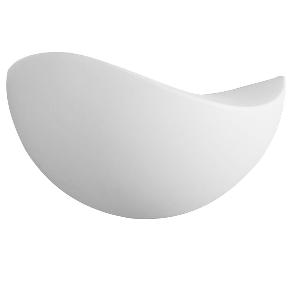 Modern Half Moon LED Wall Sconce Indoor Outdoor Uplight Waterproof Hallway Bedroom Black White | NordaLight