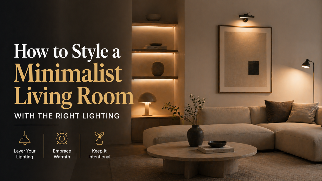How to Style a Minimalist Living Room with the Right Lighting