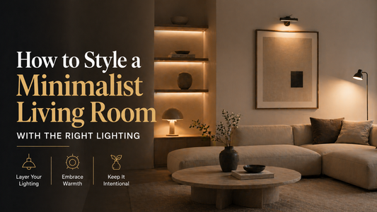 How to Style a Minimalist Living Room with the Right Lighting | Nordalight