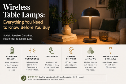 Wireless Table Lamps: Everything You Need to Know Before You Buy