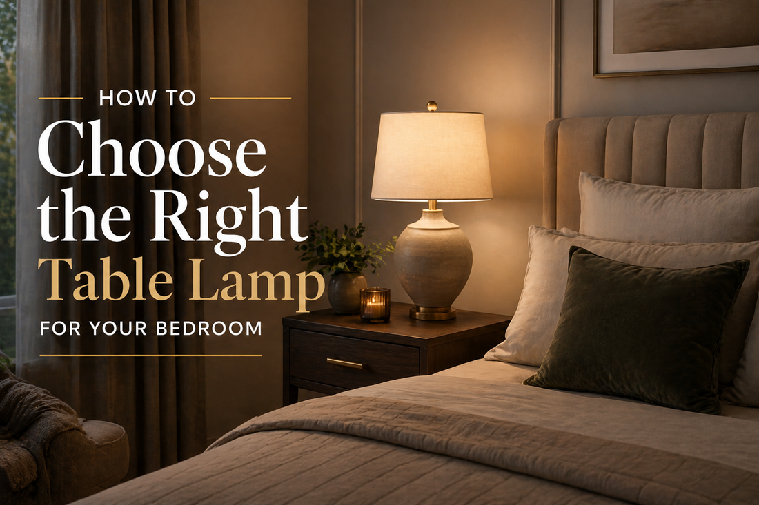 How to Choose the Right Table Lamp for Your Bedroom | Nordalight