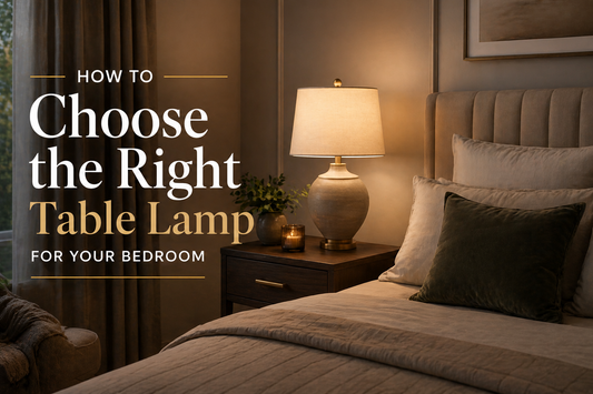 How to Choose the Right Table Lamp for Your Bedroom | Nordalight