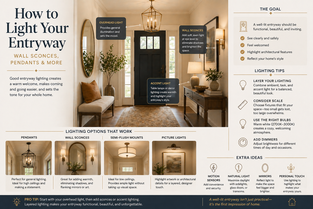 How to Light Your Entryway — Wall Sconces, Pendants and More | Nordalight