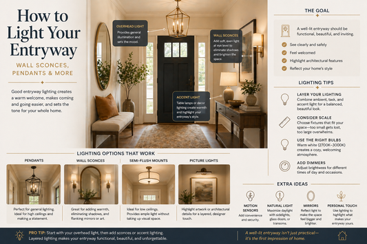 How to Light Your Entryway — Wall Sconces, Pendants and More | Nordalight