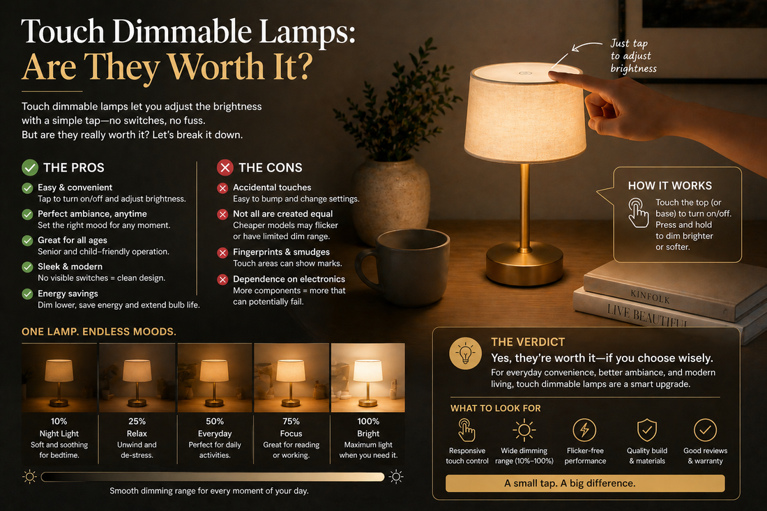 Touch Dimmable Lamps: Are They Worth It? | Nordalight