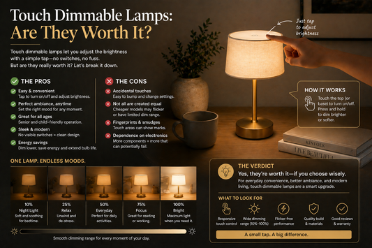 Touch Dimmable Lamps: Are They Worth It? | Nordalight