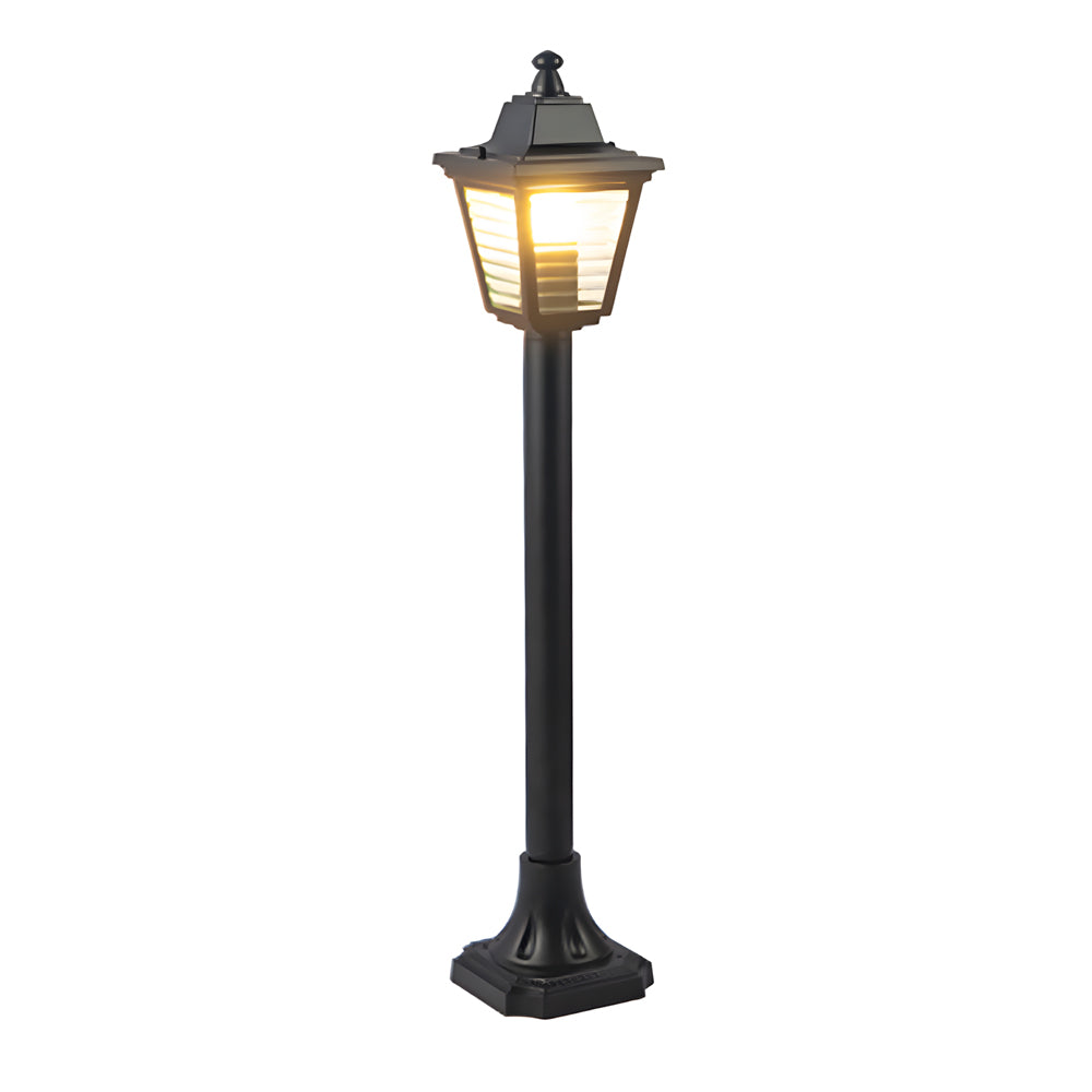 European Style Outdoor Landscape Light Black Aluminum PC Shade IP54 Lawn Lamp or Wall Lamp 3 Sizes