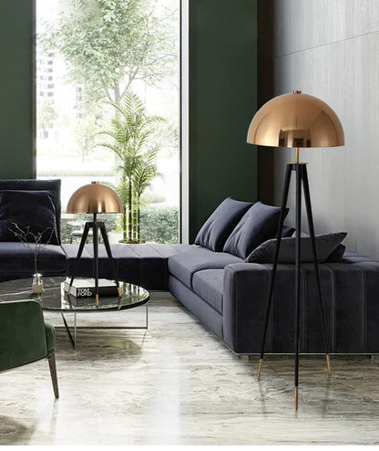 Mushroom Floor Lamp Luxury Tripod Bedside Floor Lamp