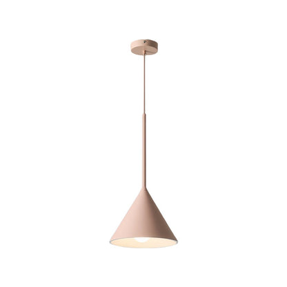 Pink Resin Geometric Pendant Light Metal Arc Arm E27 3000K/4000K 3 Shapes Indoor