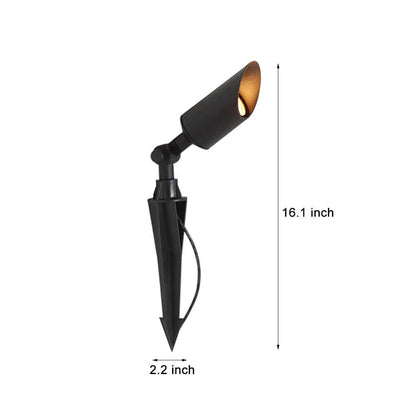 Hardwired LED Outdoor Landscape Spotlight 7W Adjustable Die-Cast Aluminum IP54 Ground Spike 110-240V