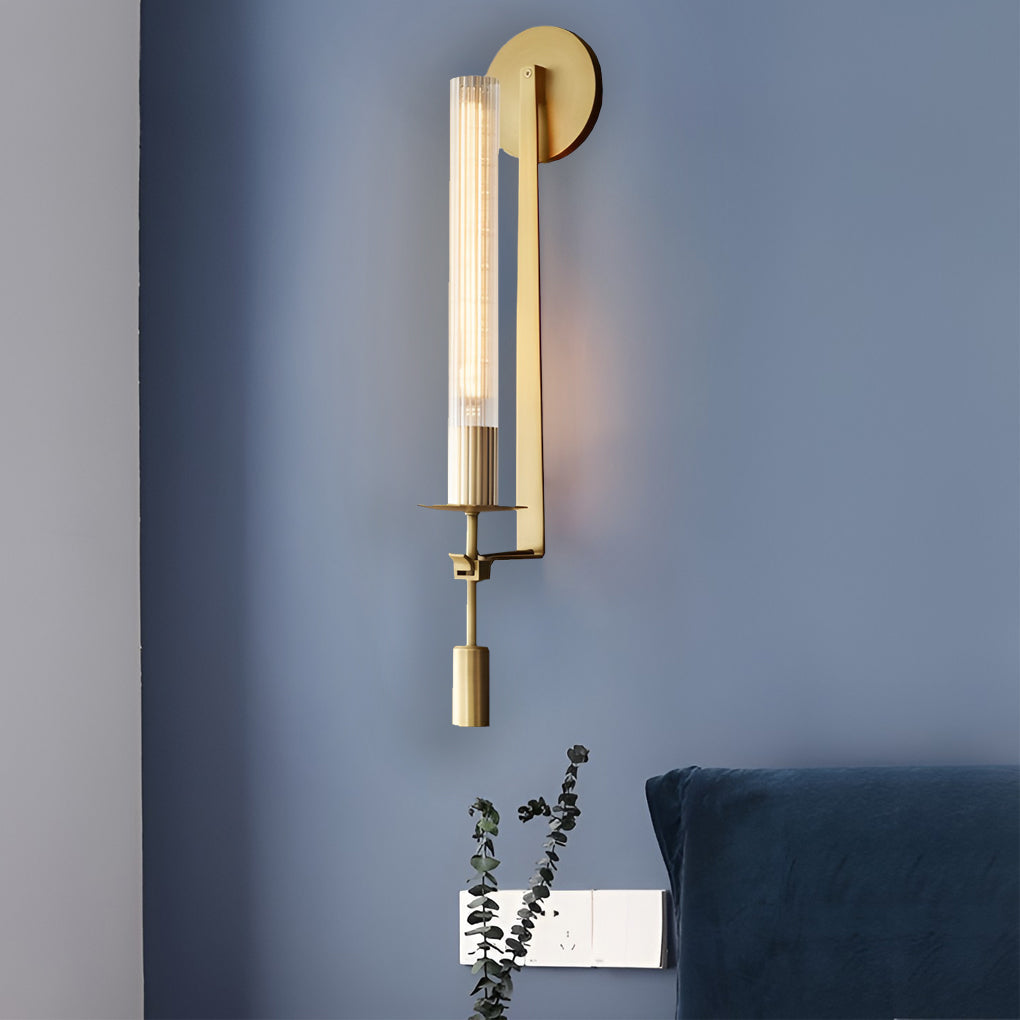 Creative Crystal Lampshade E14 Wall Light – Postmodern Plug-In Nordic Wall Lamp