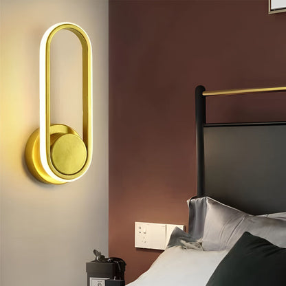 330° Rotatable Rounded Rectangular LED Wall Lamp — Modern Nordic Wall Sconce Lighting