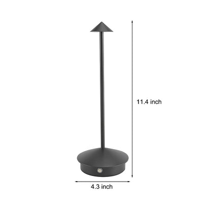 Mini Triangle Aluminium LED Table Lamp Touch Dimming Five Matte Finishes