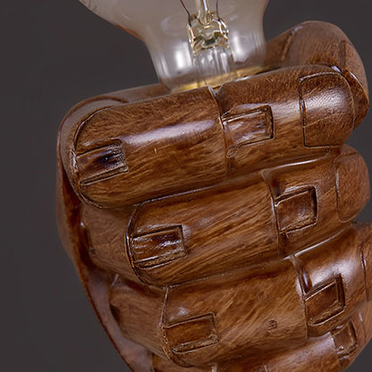 Industrial Resin Fist Wall Sconce Light – Retro Hand Wall Lamp