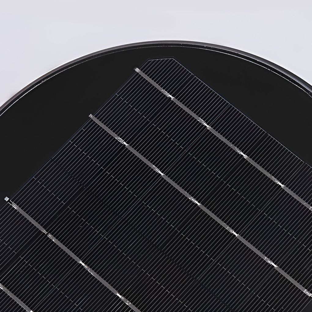 Tapered Solar LED Pathway Light Black Frosted Aluminum 3-CCT 4400mAh Base or Insert 2 Heights