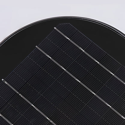 Tapered Solar LED Pathway Light Black Frosted Aluminum 3-CCT 4400mAh Base or Insert 2 Heights