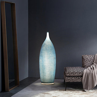 Modern Resin Nolvety Droplet Outdoor Floor Lamp IP54 3000K 4 Colours