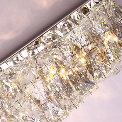Creative Crystal Three-Step Dimming LED Wall Sconce — Modern Crystal Wall Light