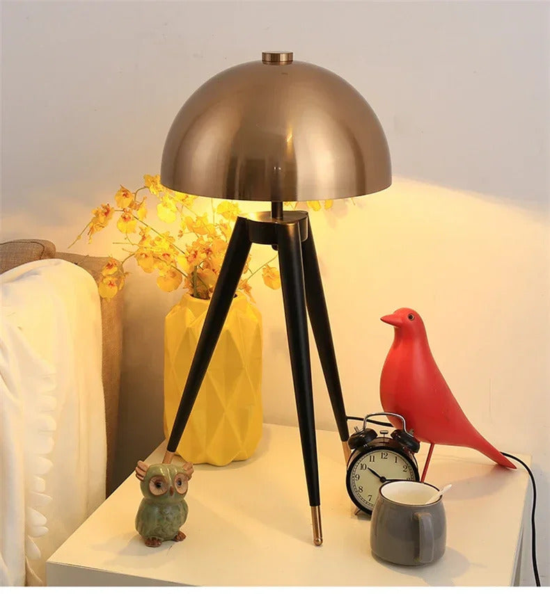 Mushroom Floor Lamp Luxury Tripod Bedside Floor Lamp