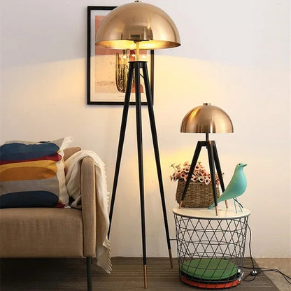 Mushroom Floor Lamp Luxury Tripod Bedside Floor Lamp