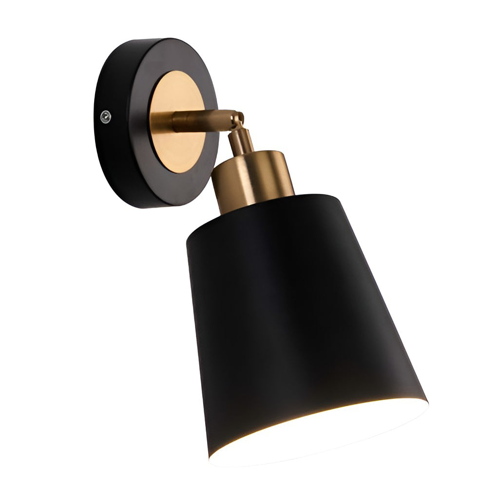 LED 3 Step Dimming Black Nordic Adjustable Wall Sconce