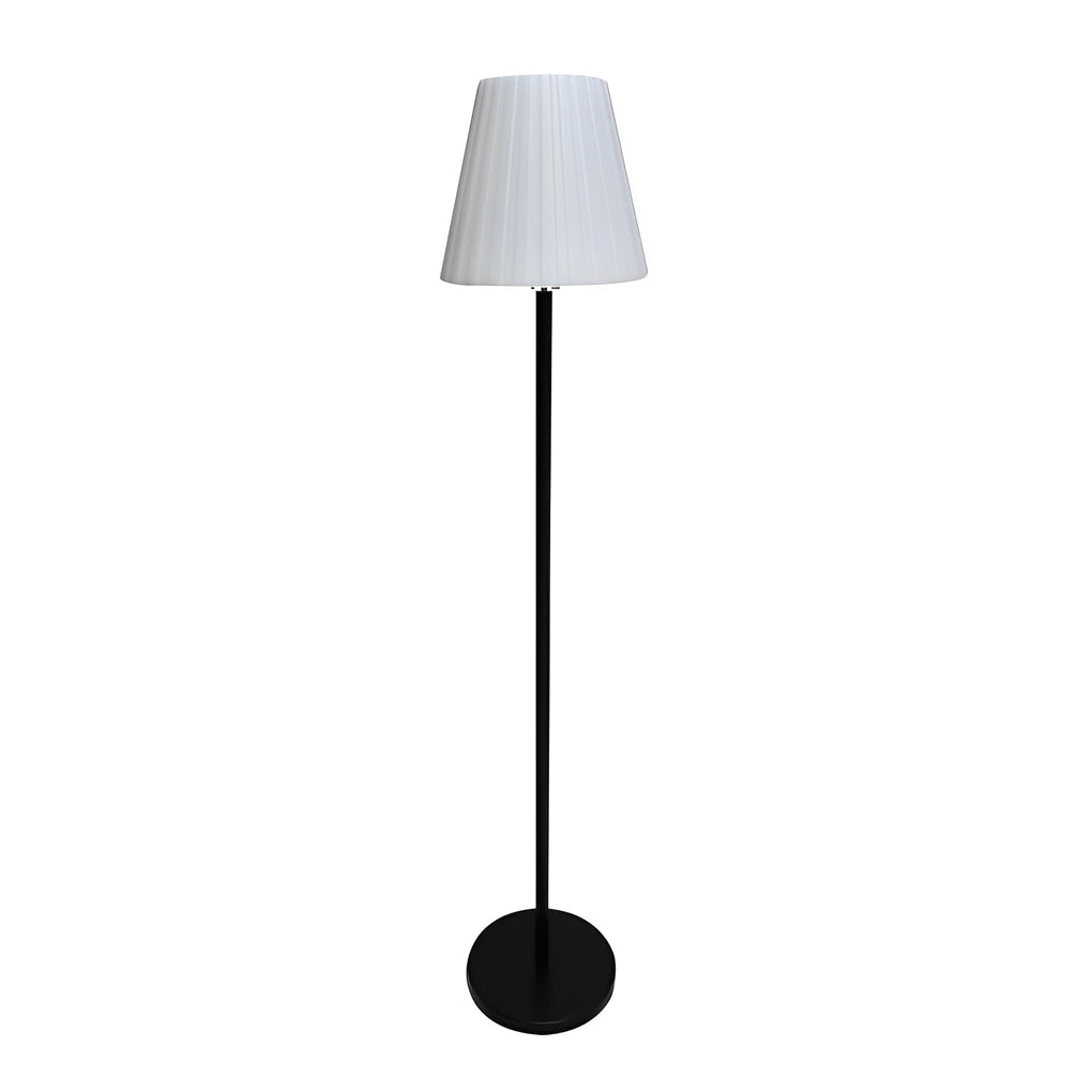 Modern Floor Lamp RGB LED Drum Shade App Remote Music Sync 16 Color Dimmable IP68 Black 60 Inch Living Room Bedroom