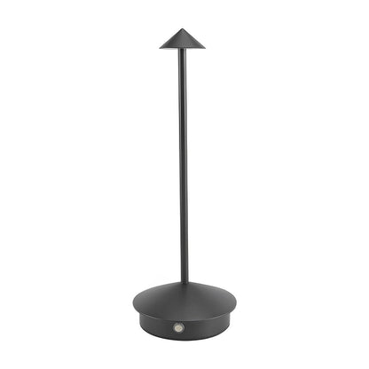 Mini Triangle Aluminium LED Table Lamp Touch Dimming Five Matte Finishes
