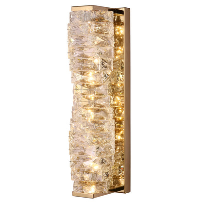 Creative Crystal Three-Step Dimming LED Wall Sconce — Modern Crystal Wall Light