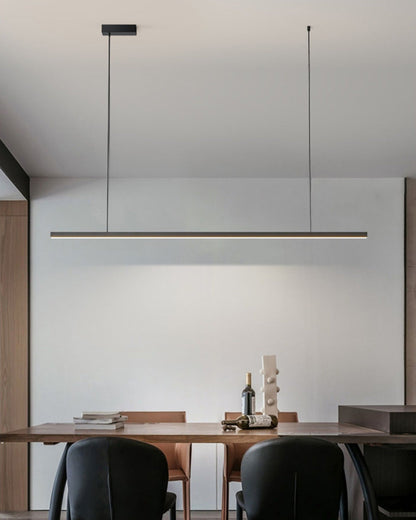 Modern Linear LED Pendant Light – Kitchen Island & Dining Bar Fixture