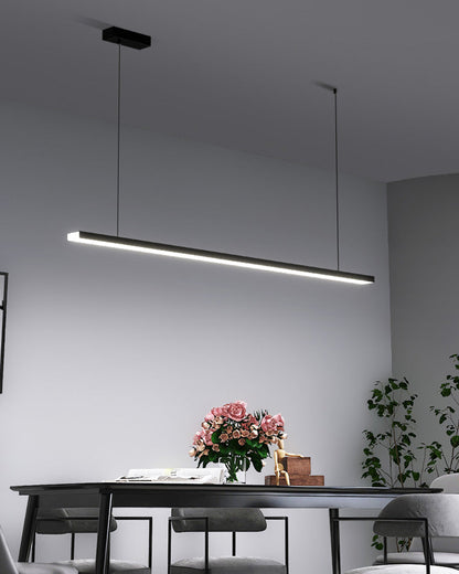 Modern Linear LED Pendant Light – Kitchen Island & Dining Bar Fixture