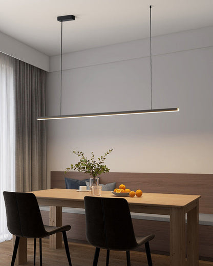 Modern Linear LED Pendant Light – Kitchen Island & Dining Bar Fixture