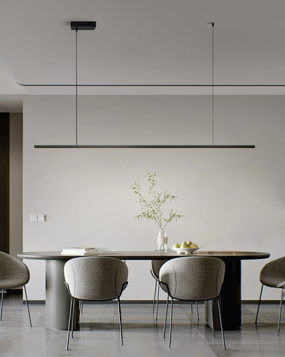 Modern Linear LED Pendant Light – Kitchen Island & Dining Bar Fixture