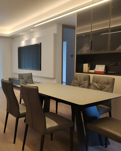 Modern Linear LED Pendant Light – Kitchen Island & Dining Bar Fixture