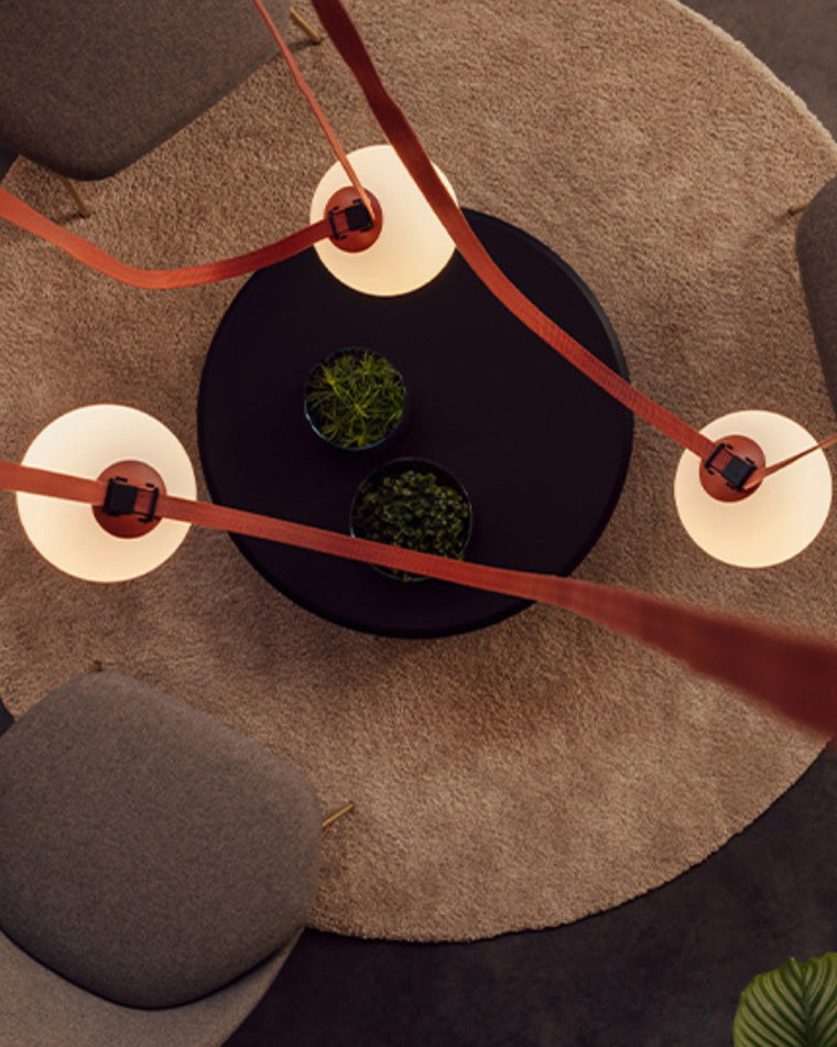 Luminis Belt Pendant Chandelier – Modular Multi-Light Statement Fixture