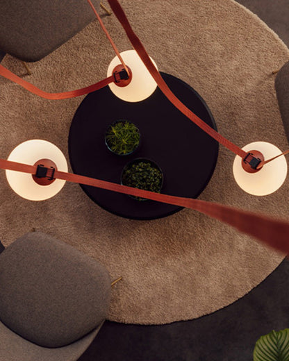 Luminis Belt Pendant Chandelier – Modular Multi-Light Statement Fixture