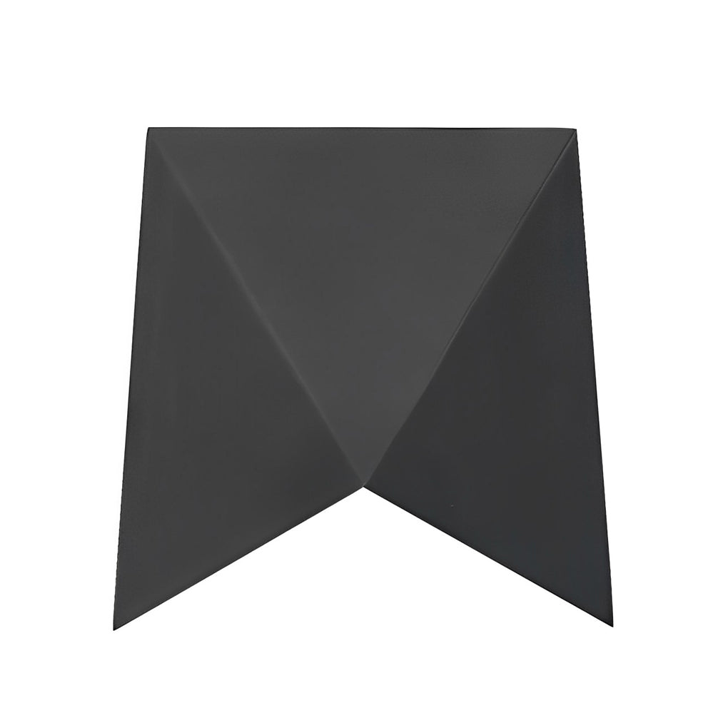 Geometric Waterproof LED Wall Sconce COB Indoor Outdoor Bedroom Hallway Accent Light Black White