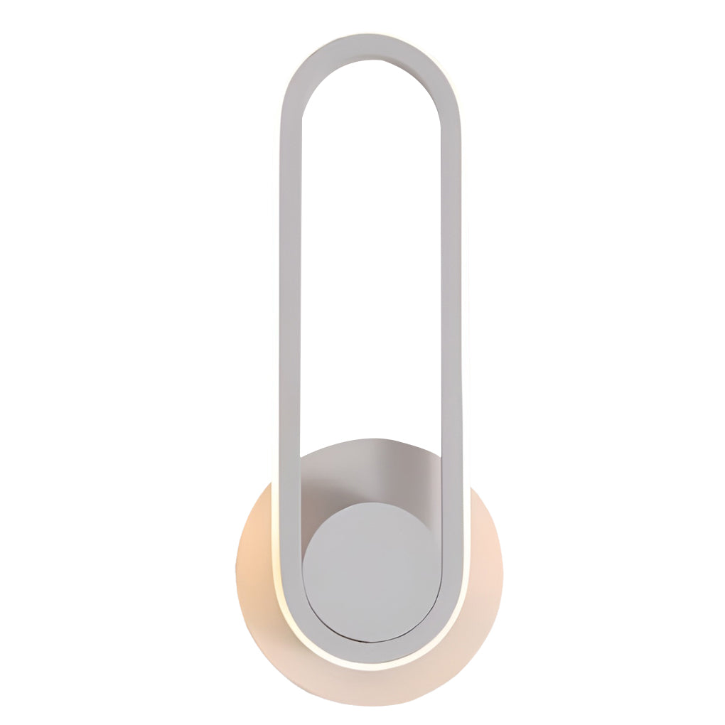 330° Rotatable Rounded Rectangular LED Wall Lamp — Modern Nordic Wall Sconce Lighting